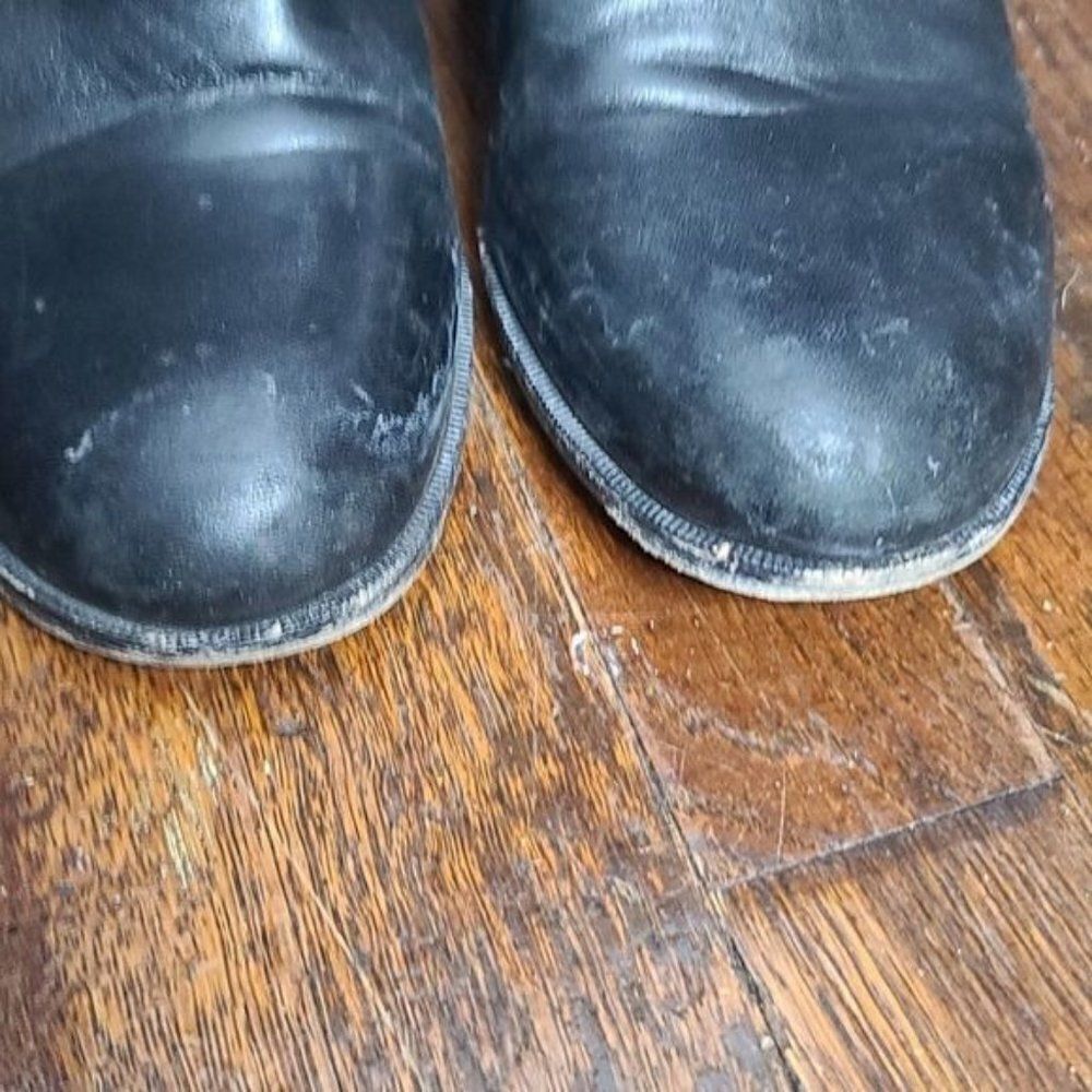 Taryn Rose Black Leather Ankle Boots - Picture 11 of 16